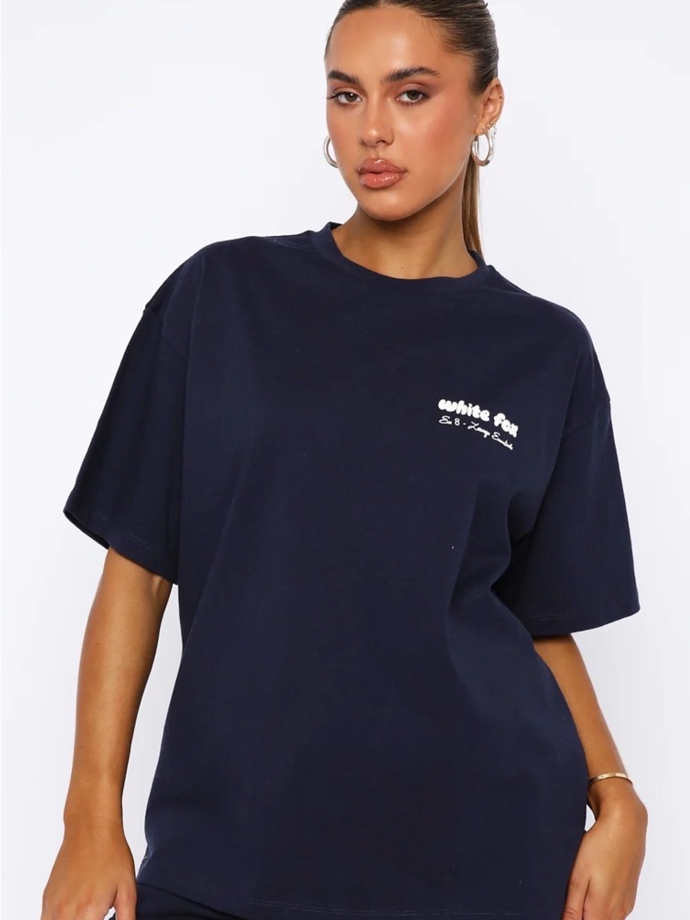 White Fox Era 8 Oversized Tee Nautical